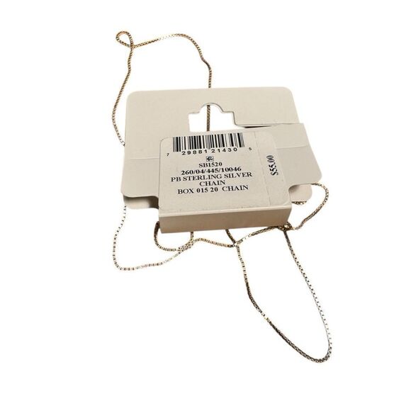 Giani Bernini Sterling Silver Box Link 20”chain necklace - Picture 2 of 6